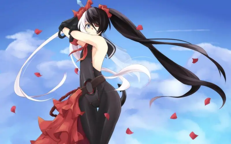 游戏原画铠甲少女头像高清
